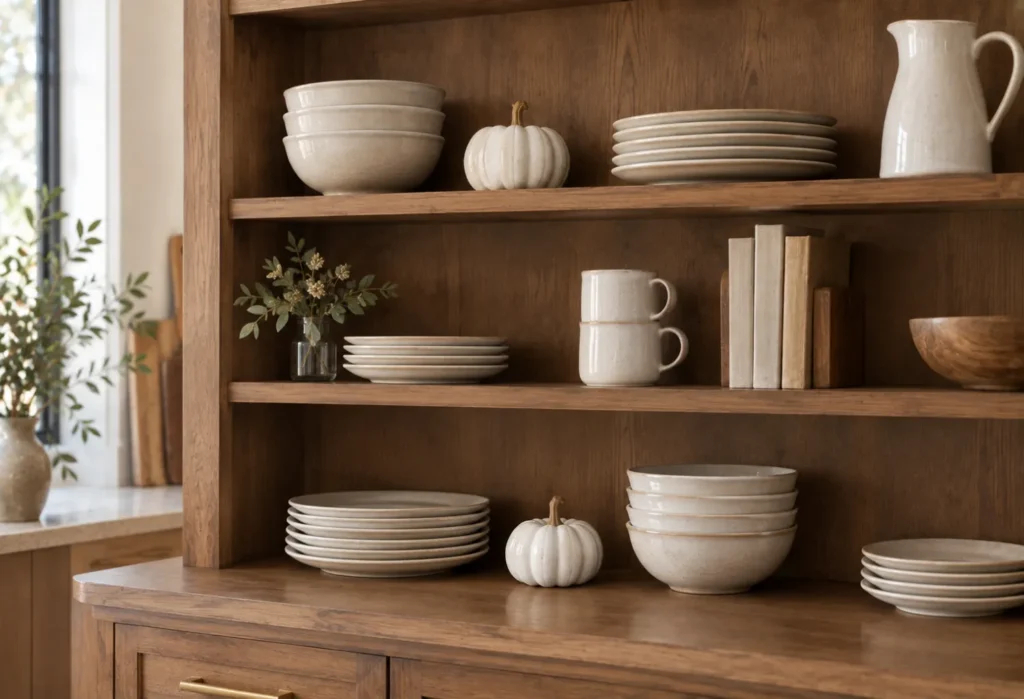 White Ceramic Pumpkins
